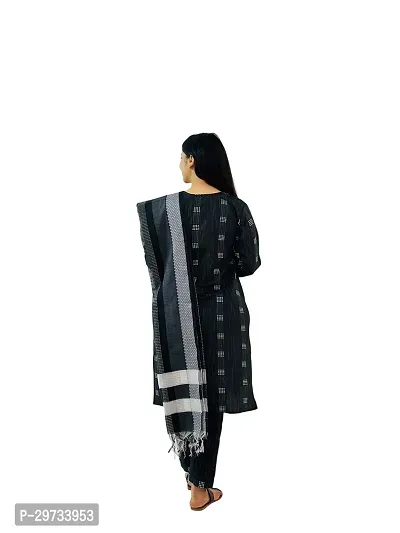 Trendy Khadi Cotton Kurti, Pant And Dupatta For Women-thumb3