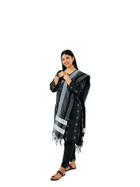 Trendy Khadi Cotton Kurti, Pant And Dupatta For Women-thumb1