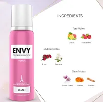 Envy Blush Long Lasting Perfume Deodorant Spray for Women (120ml) Pack of 2-thumb1