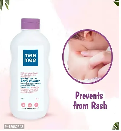 Mee Mee Fresh Feel Baby Powder (200g) Pack of 2-thumb2