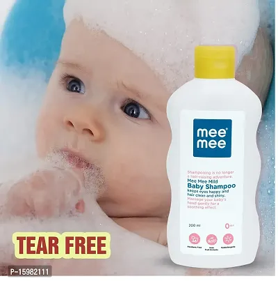 Mee Mee Mild Baby Shampoo Keeps Hair Clean  Shiny (200ml) Pack of 2-thumb3