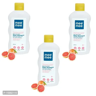 Mee Mee Mild Baby Shampoo Keeps Hair Clean  Shiny (200ml) Pack of 3