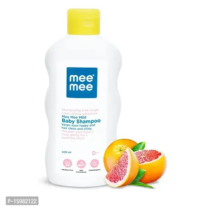 Mee Mee Mild Baby Shampoo Keeps Hair Clean  Shiny (500ml) Pack of 1-thumb0