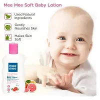 Mee Mee Soft Baby Lotion 200ml  Fresh Feel Baby Powder 200g - Combo of 2 Items-thumb1