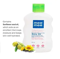 Mee Mee Baby Oil  Powder (Each, 200 ml/gm)  Baby Wet Wipes with Lid (72 Pc) - Combo of 3 Items-thumb1