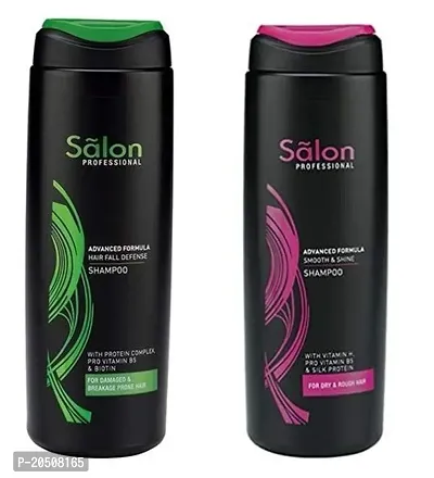 Salon Professional Advanced Formula Hair Fall Defense with Smooth and Shine Shampoo (200ml) - Combo of 2-thumb0