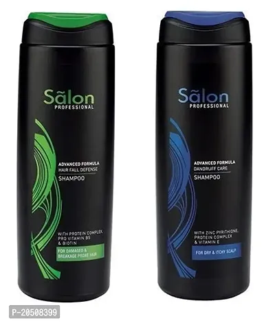 Salon Professional Advanced Formula Hair Fall Defense and Dandruff Care Shampoo (200ml) - Combo of 2