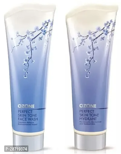 Ozone Perfect Skin Tone Face Wash and Perfect Skin Tone Hydrant (Each, 100g) Combo Pack