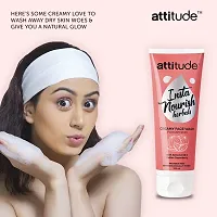 Attitude insta nourish herbals creamy face wash with almonds oil and indian gooseberry (100ml)-thumb3