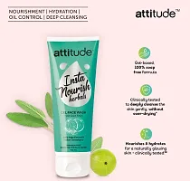 Attitude Insta Nourish Herbals Gel Face Wash for Oily skin (100ml) Pack of 2-thumb2