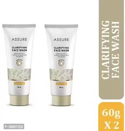 Assure Clarifying Face Wash enriched with Carrot and Neem Seed Oil Beads (60g) Pack of 2