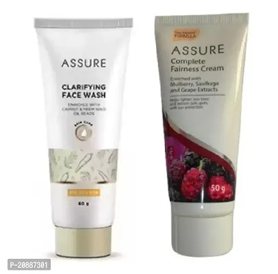 Assure Clarifying Face Wash (60g) and Complete Fairness Cream (50g) Combo of 2 Items