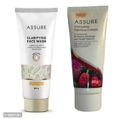 Assure Clarifying Face Wash (60g) and Complete Fairness Cream (50g) Combo of 2 Items-thumb0