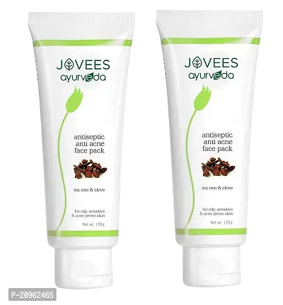 Jovees Ayurveda Tea Tree  Clove Anti Acne Pack (120g) Pack of 2