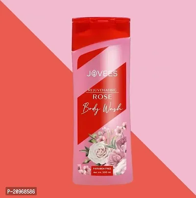 Jovees Herbal Rejuvenating Rose Body Wash 300ml-thumb3