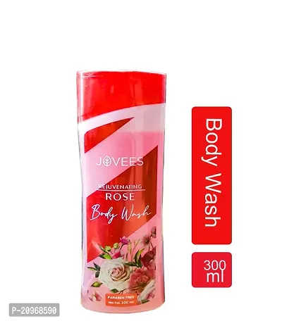 Jovees Herbal Rejuvenating Rose Body Wash 300ml - Pack of 2-thumb2