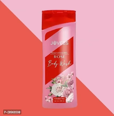 Jovees Herbal Rejuvenating Rose Body Wash 300ml - Pack of 2-thumb3