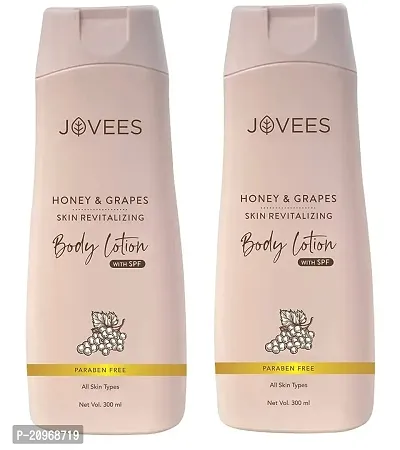 Jovees Herbal Honey and Grapes Skin Revitalizing Body Lotion (300 ML) Pack of 2