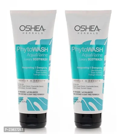 Oshea Herbals Phytowash Aqua Marine Luxury Bodywash (200ML) Pack of 2