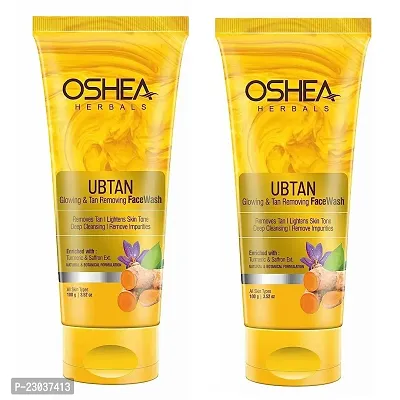 OSHEA Ubtan Glowing And Tan Removing Face Wash  (100 g) Pack of 2-thumb0