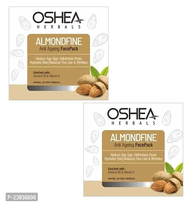 Oshea Herbals Almondfine Anti-Ageing Face Pack (100g) Pack of 2