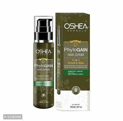 Oshea Herbals Phyto Gain 7 in 1 Smooth and Shine Hair Serum Instant Shine and Smoothness Gives frizz free Hair (110ml)
