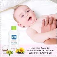 Mee Mee Nourishing Baby Oil (500ml) with Mild Toddler Orange  Flavour Toothpaste 12M+ (70g) - Combo of 2 Items-thumb3