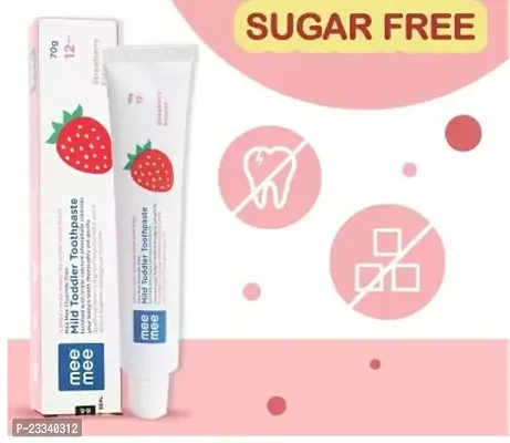 Mee Mee Nourishing Baby Oil (500ml) with Mild Toddler Strawberry  Flavour Toothpaste 12M+ (70g) - Combo of 2 Items-thumb4