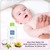 Mee Mee Nourishing Baby Oil (500ml) and Fresh feel Baby Powder 500gm - Combo Pack-thumb4