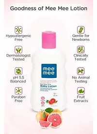 Mee Mee Soft Baby Body Lotion 500ml with Moisturising Baby Soap 75g and Mild Toddler Orange Flavour Toothpaste 12M+ (70g) - Combo of 3 Items-thumb1