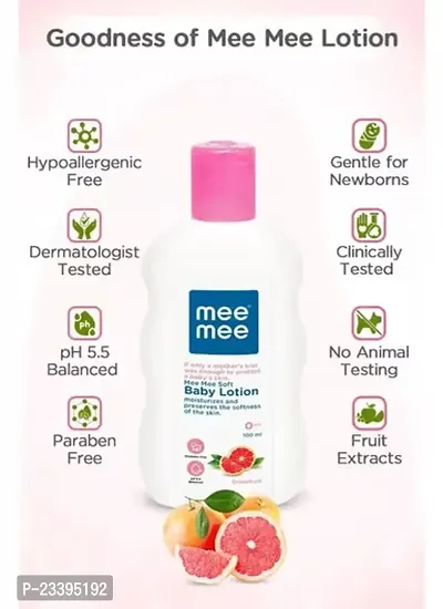 Mee Mee Soft Baby Body Lotion 500ml with Moisturising Baby Soap 75g and Mild Toddler Orange Flavour Toothpaste 12M+ (70g) - Combo of 3 Items-thumb2