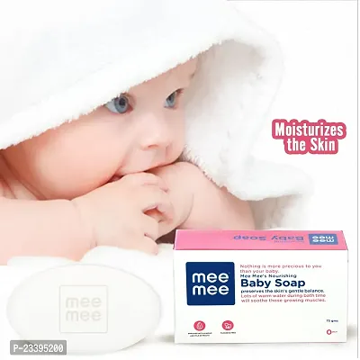 Mee Mee Soft Baby Body Lotion 500ml with Moisturising Baby Soap 75g and Mild Toddler Strawberry Flavour Toothpaste 12M+ (70g) - Combo of 3 Items-thumb4