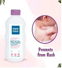 Mee Mee Fresh Feel Baby Powder 200g with Moisturising Baby Soap 75g and Mild Toddler Berry Flavour Toothpaste 12M+ (70g) - Combo of 3 Items-thumb1