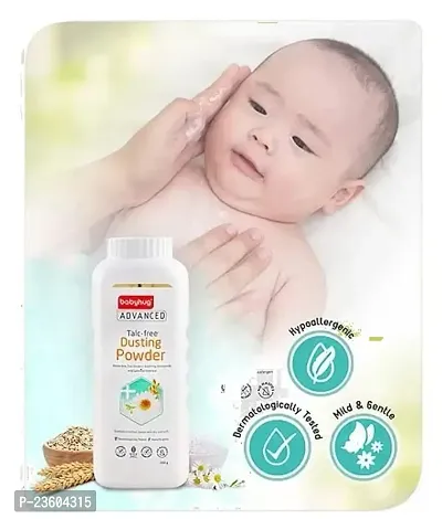 Babyhug Milk Protein Daily Tear Free Shampoo (200ml) with Talc Free Dusting Powder 200gm - Combo of 2-thumb2