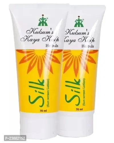 Kulsum's Kaya Kalp Herbals Silk Sun Screen Lotion (70ml) Pack of 2