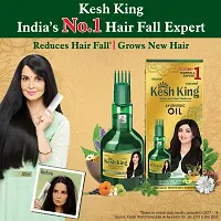 Kesh King Ayurvedic Anti Hairfall Hair Oil with 21 Natural Ingredients Grows New Hair with Bhringraja, Amla and Brahmi (100ml) Pack of 2-thumb1