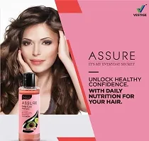 Assure Daily Care Shampoo 200ml and Hair Oil 200ml with Free 1 Puff Blender Sponge - Combo Pack-thumb1