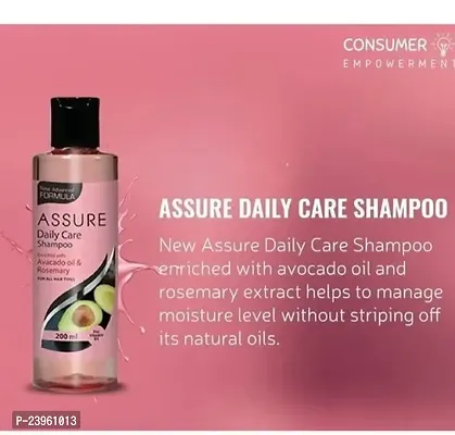 Assure Daily Care Shampoo and Deep Cleanse Shampoo with Hair Oil (Each, 200ml) - Combo of 3-thumb2
