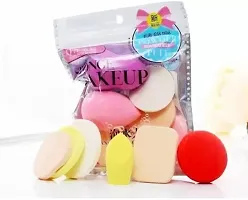 The Rose Gold Edition Eye Shadow Palette and Make Up Puff Blender Sponge Family Pack - Combo Pack-thumb1