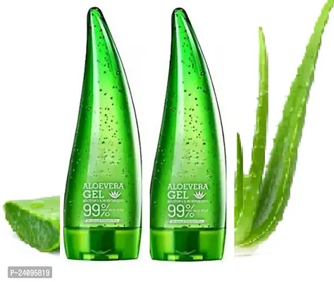 Aloe Vera Gel Multipurpose Pure Gel for All Type Skin and Hair (100ml) Pack of 2-thumb0