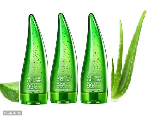 Aloe Vera Gel Multipurpose Pure Gel for All Type Skin and Hair (100ml) Pack of 3