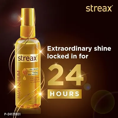 Streax Hair Serum for Women Men Vitalized with Walnut Oil Instant Shine  Smoothness (100ml) Pack of 3-thumb2