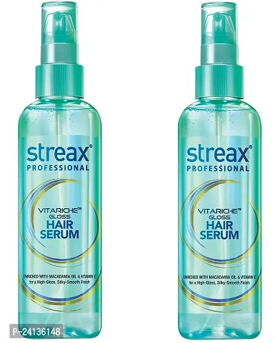 Streax Professional Vitariche Gloss Hair Serum (100 ml) Pack of 2