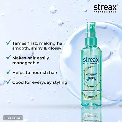 Streax Professional Vitariche Gloss Hair Serum (100 ml) Pack of 2-thumb3