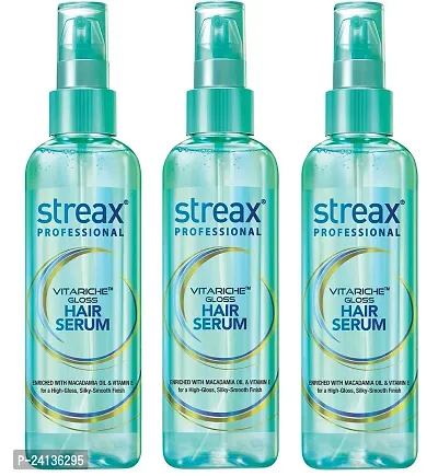 Streax Professional Vitariche Gloss Hair Serum (100 ml) Pack of 3