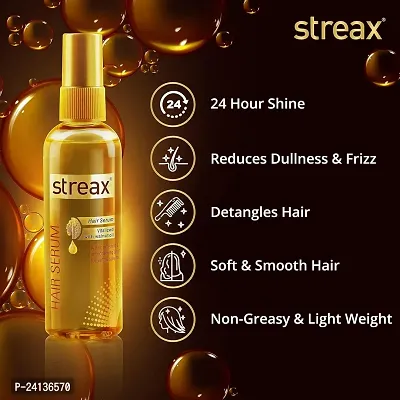 Streax Professional Vitariche Gloss Hair Serum and Streax Walnut oil Hair Serum (Each100ml) Combo of 2-thumb3