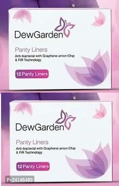 Dew Garden Panty Liners (12 Panty Liner) Pack of 2