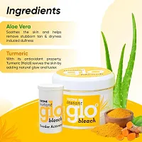 Ozone Instant Glo Bleach Cream for Men and Women Enriched with Aloe Vera and  Turmeric, 250 G-thumb1