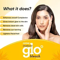 Ozone Instant Glo Bleach Cream for Men and Women Enriched with Aloe Vera and  Turmeric, 250 G-thumb3