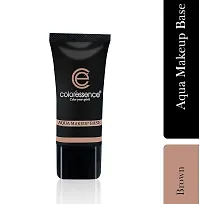 Coloressence Aqua Makeup Base 35ml (Brown) with Perfect Tone Compact Powder 10g (Dusky) - Combo of 2-thumb1